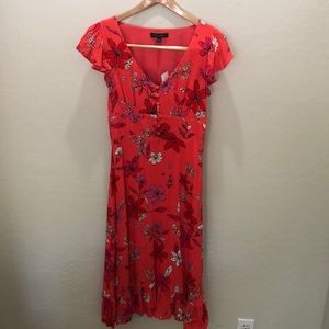 Floral midi dress